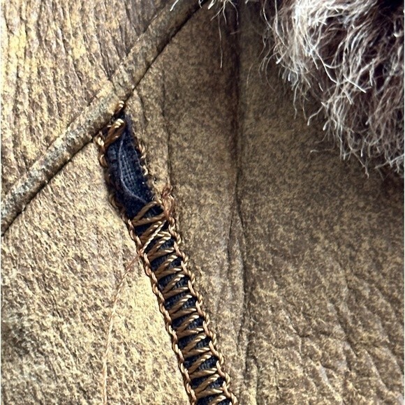 Vintage Bilgin’s High end Lambskin Leather Penny Lane Coat Medium M - Picture 16 of 16